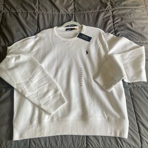 Brand NWT White Ralph Lauren Crewneck